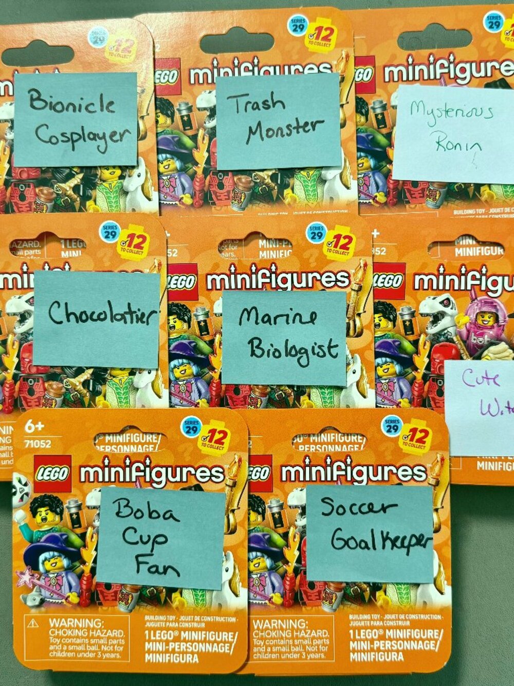 LEGO Minifigures Series 29 71052 You Pick NEW Sealed Trash Monster Robot T Rex